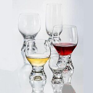 Bohemia Crystal "Gina" Short-stem Aperitif Glasses Set of 6